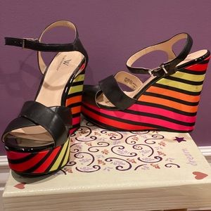 Wedges - worn once. Like new